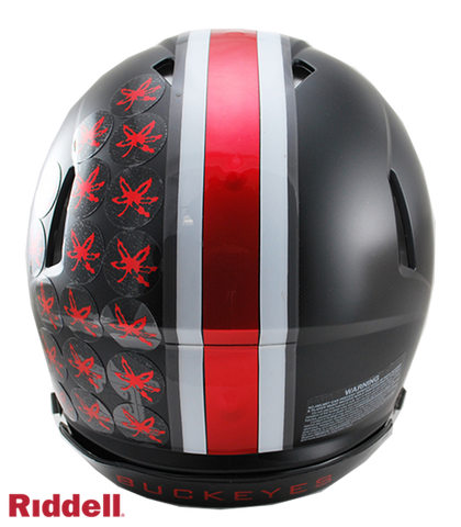 Ohio State Buckeyes Helmet Riddell Authentic Full Size Speed Style Black Alternate