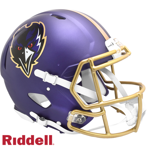 Baltimore Ravens Helmet Riddell Authentic Full Size Speed Style On Field Alternate 2024   Special Order