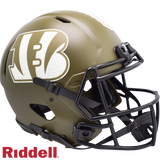 Cincinnati Bengals Helmet Riddell Authentic Full Size Speed Style Salute To Service 2022