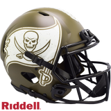 Tampa Bay Buccaneers Helmet Riddell Authentic Full Size Speed Style Salute To Service 2022