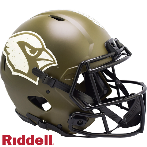 Arizona Cardinals Helmet Riddell Authentic Full Size Speed Style Salute To Service 2022