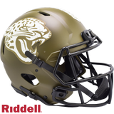 Jacksonville Jaguars Helmet Riddell Authentic Full Size Speed Style Salute To Service 2022