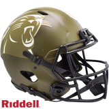 Carolina Panthers Helmet Riddell Authentic Full Size Speed Style Salute To Service