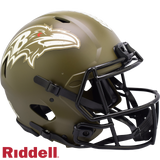 Baltimore Ravens Helmet Riddell Authentic Full Size Speed Style Salute To Service