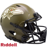 Baltimore Ravens Helmet Riddell Authentic Full Size Speed Style Salute To Service 2022