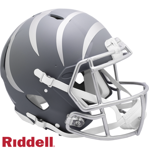 Cincinnati Bengals Helmet Riddell Authentic Full Size Speed Style Slate Alternate