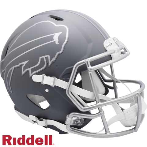 Buffalo Bills Helmet Riddell Authentic Full Size Speed Style Slate Alternate