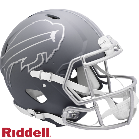Buffalo Bills Helmet Riddell Authentic Full Size Speed Style Slate Alternate