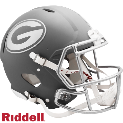 Georgia Bulldogs Helmet Riddell Authentic Full Size Speed Style Slate Alternate