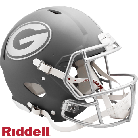 Georgia Bulldogs Helmet Riddell Authentic Full Size Speed Style Slate Alternate