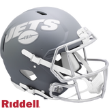 New York Jets Helmet Riddell Authentic Full Size Speed Style Slate Alternate