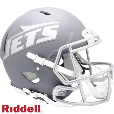 New York Jets Helmet Riddell Authentic Full Size Speed Style Slate Alternate 2024