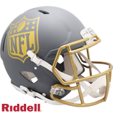 NFL Shield Helmet Riddell Authentic Full Size Speed Style Slate Alternate