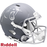 Carolina Panthers Helmet Riddell Authentic Full Size Speed Style Slate Alternate