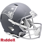 New England Patriots Helmet Riddell Authentic Full Size Speed Style Slate Alternate