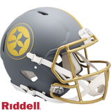 Pittsburgh Steelers Helmet Riddell Authentic Full Size Speed Style Slate Alternate