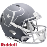 Houston Texans Helmet Riddell Authentic Full Size Speed Style Slate Alternate