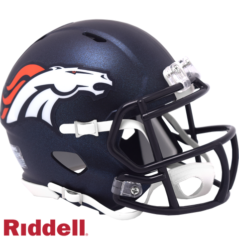 Denver Broncos Helmet Riddell Replica Mini Speed Style 2024