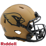 Arizona Cardinals Helmet Riddell Replica Mini Speed Style Salute To Service 2023