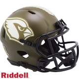 Arizona Cardinals Helmet Riddell Replica Mini Speed Style Salute To Service 2022