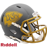Kansas City Chiefs Helmet Riddell Replica Mini Speed Style Slate Alternate
