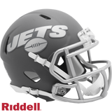 New York Jets Helmet Riddell Replica Mini Speed Style Slate Alternate