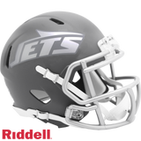 New York Jets Helmet Riddell Replica Mini Speed Style Slate Alternate 2024