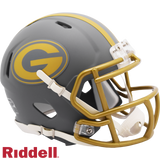 Green Bay Packers Helmet Riddell Replica Mini Speed Style Slate Alternate