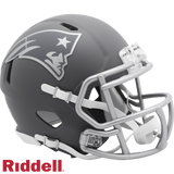 New England Patriots Helmet Riddell Replica Mini Speed Style Slate Alternate