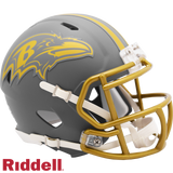 Baltimore Ravens Helmet Riddell Replica Mini Speed Style Slate Alternate