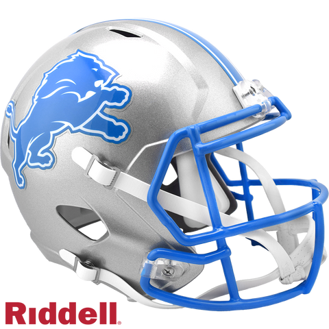 Detroit Lions Helmet Riddell Replica Full Size Speed Style 2024