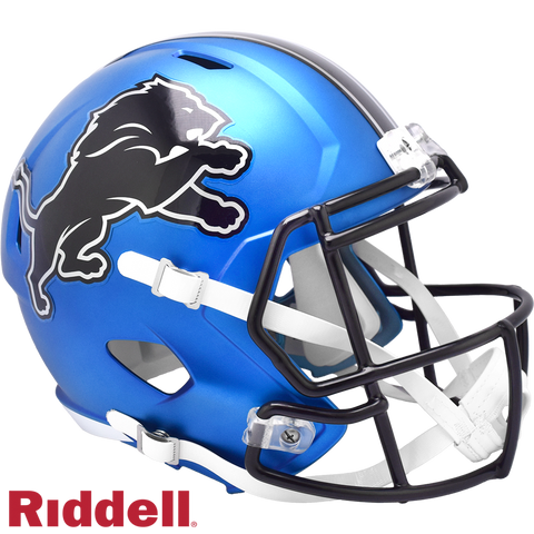 Detroit Lions Helmet Riddell Replica Full Size Speed Style On-Field Alternate 2024
