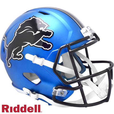 Detroit Lions Helmet Riddell Replica Full Size Speed Style On-Field Alternate 2024