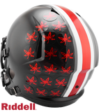 Ohio State Buckeyes Helmet Riddell Replica Full Size Speed Style Black Alternate