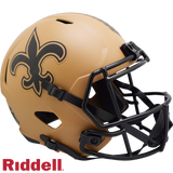 New Orleans Saints Helmet Riddell Replica Full Size Speed Style Salute To Service 2023