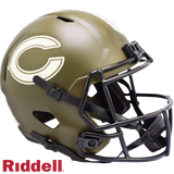 Chicago Bears Helmet Riddell Replica Full Size Speed Style Salute To Service