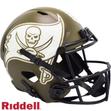 Tampa Bay Buccaneers Helmet Riddell Replica Full Size Speed Style Salute To Service