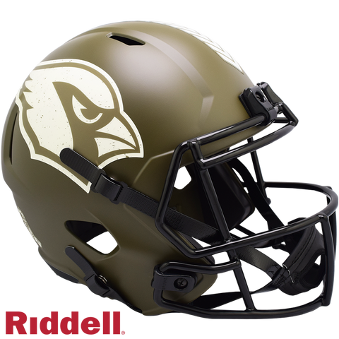 Arizona Cardinals Helmet Riddell Replica Full Size Speed Style Salute To Service