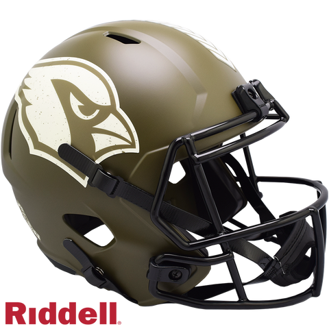 Arizona Cardinals Helmet Riddell Replica Full Size Speed Style Salute To Service 2022