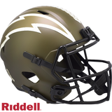 Los Angeles Chargers Helmet Riddell Replica Full Size Speed Style Salute To Service 2022