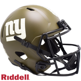 New York Giants Helmet Riddell Replica Full Size Speed Style Salute To Service