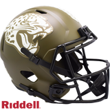 Jacksonville Jaguars Helmet Riddell Replica Full Size Speed Style Salute To Service 2022
