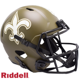 New Orleans Saints Helmet Riddell Replica Full Size Speed Style Salute To Service