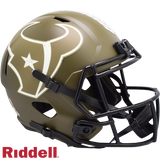 Houston Texans Helmet Riddell Replica Full Size Speed Style Salute To Service 2022