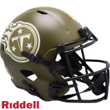 Tennessee Titans Helmet Riddell Replica Full Size Speed Style Salute To Service