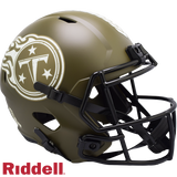 Tennessee Titans Helmet Riddell Replica Full Size Speed Style Salute To Service 2022