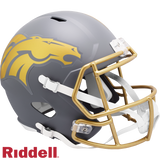 Denver Broncos Helmet Riddell Replica Full Size Speed Style Slate Alternate