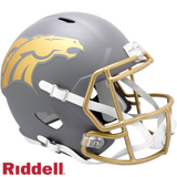 Denver Broncos Helmet Riddell Replica Full Size Speed Style Slate Alternate 2024