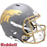 Denver Broncos Helmet Riddell Replica Full Size Speed Style Slate Alternate 2024