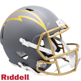 Los Angeles Chargers Helmet Riddell Replica Full Size Speed Style Slate Alternate